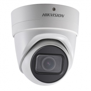 Camera supraveghere IP HikVision turret 6MP DS‑2CD2H63G2‑IZS(2.8‑12mm) lentila varifocala motor, H.265+, WDR 120 dB, detectie persoane si vehicule, interfata audio/alarma, IP67, IK10