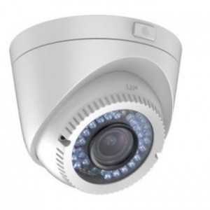 Camera supraveghere Turbo HD HikVision turret 1MP DS-2CE56C2T-VFIR3(2.8-12mm), rezolutie HD 720p, lentila varifocala, iluminare IR 40m, protectie intemperii IP66, carcasa rezistenta, tehnologie analog HD de inalta performanta