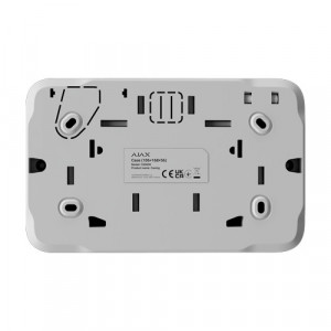 Carcasa protectie Ajax Case A (106) 106x168x56mm pentru module Fibra, include placa tamper anti-sabotaj, nivela cu bula incorporata, montaj facil cu cleme plastic, compatibila LineSplit, LineProtect si MultiRelay, culoare alb - Img 3