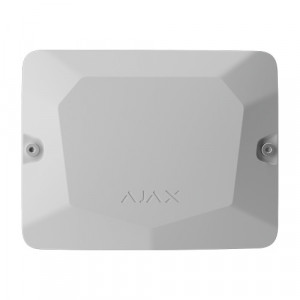 Carcasa protectie Ajax Case B (175) 106x168x56mm pentru module Fibra, include placa tamper anti-sabotaj, nivela cu bula incorporata, montaj facil cu cleme plastic, compatibila LineSplit, LineProtect si MultiRelay, culoare alb