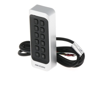 Cititor de carduri si tastatura Hikvision Pro DS-K1107AMK, frecventa 13.56MHz Mifare, procesor 32-bit, protocol RS-485, Wiegand W26/W34, OSDP, protectie antisabotaj, buzzer, functie Watchdog, upgrade online - Img 3