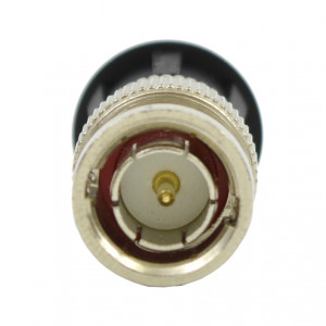 Conector BNC Hikvision CAP-KBM prin compresie, sistem CAP SYSTEM, banda de frecventa 0-2400 MHz cu pasaj DC, impedanta 75 ohm, material alama cu finisare nichel, pierderi minime 0.08 dB, certificari CE si RoHS, ideal pentru cablu coaxial - Img 4