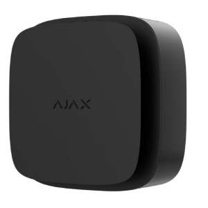 Detector AJAX FireProtect 2 (Heat/Smoke) (Black), wireless, detector fum si temperatura, tehnologie Jeweller, notificari instant pe telefon, baterie preinstalata, compatibil cu hub Ajax, sensor rapid si fiabil