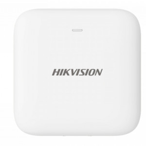 Detector de inundatie wireless HikVision DS-PDWL-E-WE, senzor scurgere apa, include sonda externa, design rezistent la apa IP66, tehnologie Tri-X 868MHz, configurabil din aplicatie, salt de frecventa anti-bruiaj, baterie inclusa, AX PRO