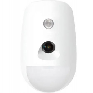 Detector de miscare wireless cu camera Hikvision AX PRO DS-PDPC12PF-EG2-WE, tehnologie ColorVu imagini color 24/7, detectie 12m, imunitate animale 30kg, verificare video in aplicatie, procesare digitala SEC, 868 MHz