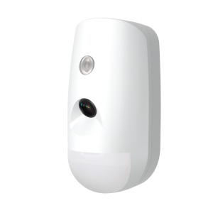 Detector PIR cu camera Hikvision DS-PD501PC12 AX Hybrid Pro, senzor miscare interior cu imagine integrata, detectie pana la 12 m si unghi 90°, rezolutie imagini FHD, imunitate animale, montaj perete/tavan, compatibil AX Pro - Img 2