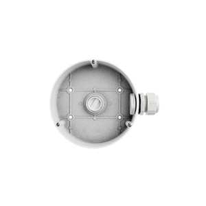 Doza conexiuni camera Hikvision DS-1280ZJ-DM45, fabricata din aliaj de aluminiu, management cabluri, culoare alb (Hikvision White), montaj pe perete sau tavan, rezistenta la exterior - Img 5