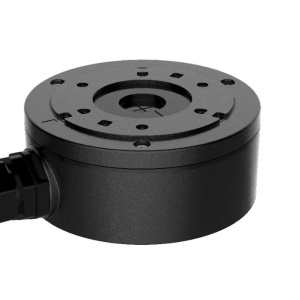 Doza de conexiuni HikVision DS-1280ZJ-XS(Black), cutie de distributie pentru camere de supraveghere tip dome si bullet, material aliaj de aluminiu, culoare Hikvision Black, montaj la exterior, rezistenta la apa