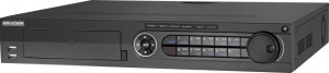 DVR analogic Hikvision DS-7332HQHI-K4, 32 canale 1080p, 4 sloturi HDD, compresie H.265 Pro+, 5 semnale auto-adaptiv HDTVI/AHD/CVI/CVBS/IP, suporta 48 camere IP, inregistrare POS, format 1.5U rackabil