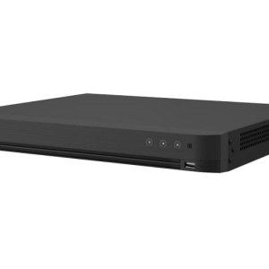 DVR Hikvision iDS-7216HUHI-M2/X AcuSense 16 canale, PoC, rezolutie max 8MP, 2xSATA pana la 12TB, 256 Mbps, RS-485, alarma 4 in/1 out, HDMI/VGA, USB2.0/3.0, clasificare persoane/vehicule, detectie faciala, analiza video inteligenta, H.265+