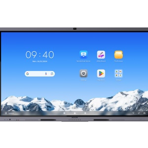 Ecran interactiv LED HikVision DS-D5C86RB/B2L(EDLA), 86 inch, camera 8MP, 4K UHD, Android 14, 8GB RAM, 128GB stocare, microfon, NFC, certificare EDLA, design anti-glare, difuzoare 45W, Bluetooth, senzori mediu, VESA 800x600