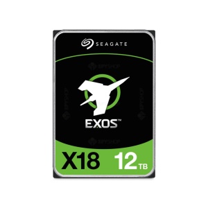 HDD intern Seagate Exos X18 12TB ST12000NM000J SATA III 3.5", 7200RPM, 256MB cache, performanta enterprise, interfata SATA 6Gb/s, fiabilitate ridicata, ideal pentru servere si storage intensiv