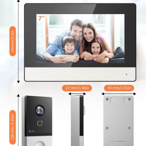Kit Videointerfon IP HikVision pentru o familie cu Wi-Fi DS-KIS603-P - Img 2
