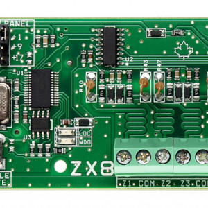 Modul de extensie 8 zone Paradox ZX8, 8 intrari programabile, 1 iesire PGM, suporta configuratii NO, NC, EOL, 2EOL si 3EOL, recunoastere automata a centralei, compatibil EVO, Spectra SP si Magellan - Img 3