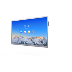 Monitor HikVision DS‑D5C75RB/B 75″ 4K UHD 3840×2160, anti‑glare, touch pana la 50 puncte, dual Android/Windows optional cu OPS, switch de retea integrat, sticla temperata, control temperatura, protectie blue light, EDLA Certified