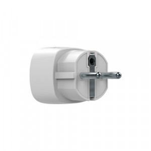 Priza inteligenta wireless Ajax Socket (type F) Jeweller, monitorizare consum energie, sarcina maxima 2.5kW (11A), protectie supratensiune si temperatura, control prin aplicatie, scenarii automatizare, LED RGB, 868MHz - Img 3