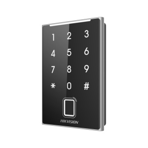 Reader control acces Hikvision PRO Series DS‑K1109DKFB tastatura RFID 125kHz/13.56MHz, IP68, iluminare LED, buzzer, suport Wiegand/RS‑485, anti‑tamper, citire stand‑alone sau integrat cu controller, carcasa metalica rezistenta - Img 2