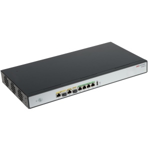 Router smart gestionabil HikVision DS‑3WG507G‑SI, 3×WAN/2 LAN comutabile, 4×LAN/3 WAN comutabile, 1000 Mbps, pentru 500 utilizatori, suport VPN IPsec/L2TP, firewall, DDoS, filtrare IP/MAC/URL, ARP defending