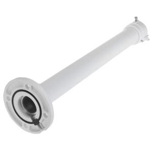 Suport de tavan tip pendul Hikvision DS-1662ZJ pentru camere PTZ, lungime brat 50cm, fabricat din aliaj de aluminiu, culoare Hikvision White, design robust pentru exterior si interior, ideal pentru montaj in spatii cu tavan inalt sau depozite - Img 4