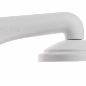 Suport montaj perete HikVision DS-1605ZJ pentru camere PTZ de 4 inch, material aliaj de aluminiu, culoare Hikvision White, structura robusta pentru exterior, instalare Speed Dome, rezistenta la coroziune, design ergonomic - Img 4