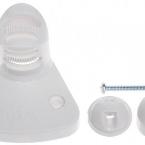 Suport orientabil Paradox SB100 pentru detector NV5, montaj universal 2 in 1 pe perete sau tavan, reglaj pe axa orizontala, constructie ABS alb, garantie 2 ani