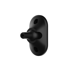 Suport reglabil universal Hikvision DS‑PDB‑IN‑UBKT1 Europe Black, carcasa PC usoara 13g, dimensiuni 29.3×53.2×35.5 mm, ajustare 0–90° vertical si ±40° orizontal, montaj perete/tavan, pentru detectoare Hikvision