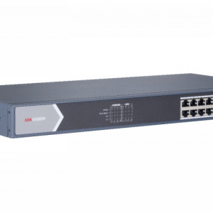 Switch 16 porturi PoE Gigabit Hikvision DS-3E0518P-E/M