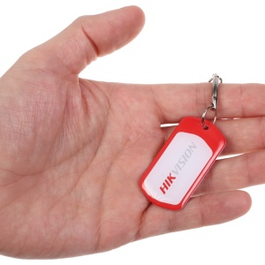 Tag pentru cititoare de carduri Hikvision DS-K7M102-M contactless smart card, tehnologie M1, frecventa 13.56MHz, citire/scriere, material PVC cu adeziv AB, dimensiuni 26x50x4mm, compatibil sisteme control acces Hikvision - Img 3