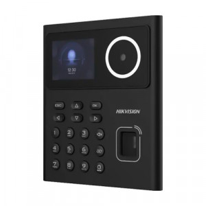 Terminal control acces facial Hikvision DS-K1T320MFWX, ecran LCD 2.4 inch, recunoastere faciala sub 0.2s, cititor amprenta si card M1 incorporat, capacitate 500 fete si 1000 carduri, camera 2MP, Wi-Fi, configurare Web - Img 2