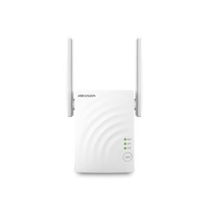 Wi‑Fi Extender HikVision DS‑3WRE12C AC1200, dual‑band 2.4/5 GHz, IEEE 802.11b/g/n/ac wave 2, până la 1167 Mbps, 2× antene externe, 1× RJ45 10/100 Mbps, WPS, repeater & access point, plug‑and‑play