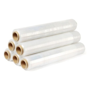 Folie stretch manuală 23 microni, transparentă, 1.25 kg (tub 100g) - 6 role/bax - Img 2