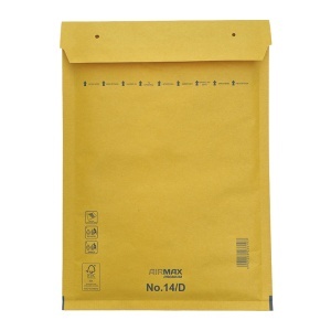 Plicuri cu bule de aer D14, 200x275+50mm, maro, 100 buc. - Img 2