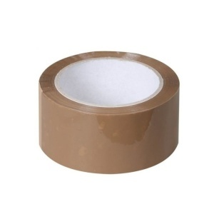 Bandă adezivă REPEX - BOPP maro de 40 microni, cu adeziv acrilic, 48mm x 60m