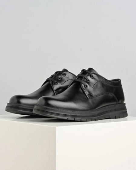 Kožne muške cipele Gazela 1264-01 crne