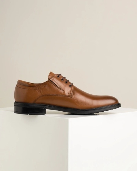 Kožne muške elegantne cipele 3480-06 braon, slika 6