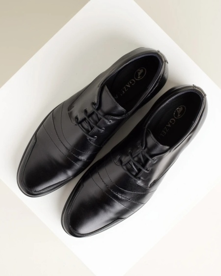 Kožne muške elegantne cipele 3883-01 crne, slika 2
