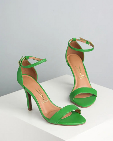 Zelene sandale na štiklu brenda Vizzano, slika 1
