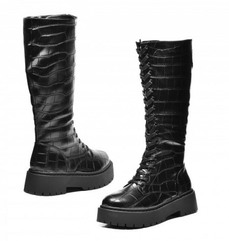 Ženske duboke martinke LX292233 crne kroko, slika 2