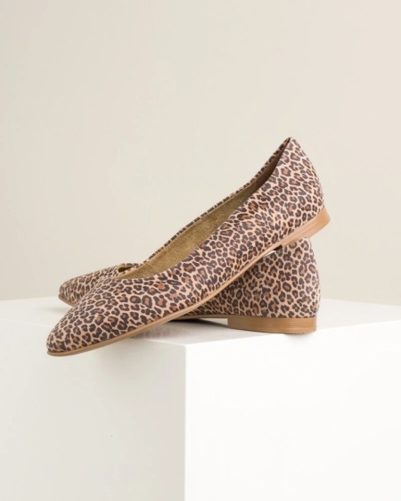 Ženske kožne baletanke brenda Tamaris, leopard print, slika 10