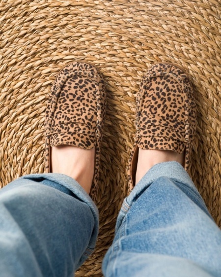 Ženske kožne mokasine brenda Tamaris, leopard print, slika 8