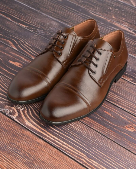 Kožne muške cipele 4281-07 braon