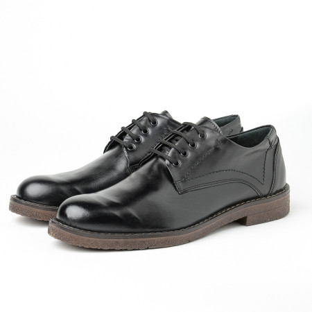 Kožne muške cipele Gazela 5988-01 crne