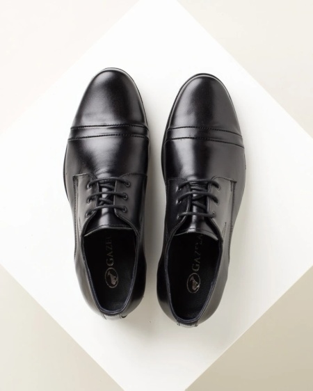 Elegantne cipele za odelo crne Gazela 4070-01, slika 5