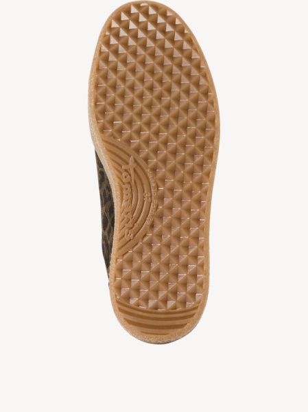 Ženske maslinaste kožne patike sa leopard printom, Tamaris, slika 6