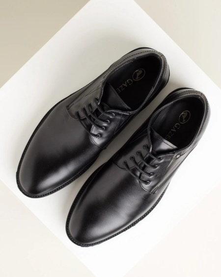 Kožne muške elegantne cipele 3480-01 crne, slika 9