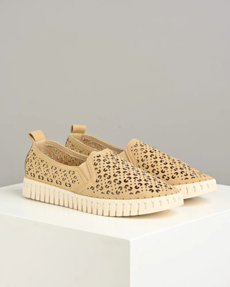 Bež ženske rupičaste espadrile, slika 6