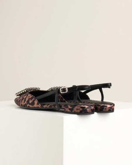 Ženske ravne sandalete u špic, leopard print, brend Tamaris, slika 10