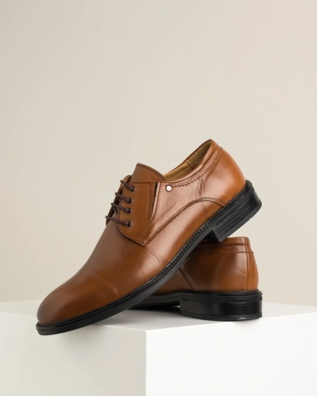 Kožne muške elegantne cipele 3480-06 braon, slika 8