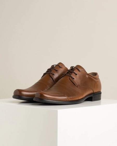 Kožne muške elegantne cipele 3883-06 braon, slika 4