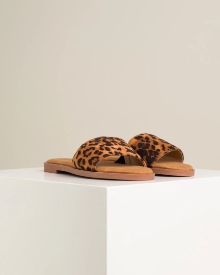 Moderne ravne papuče sa leopard prinotm, slika 5